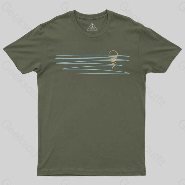 Minimal Sunset T-Shirt - Geeksoutfit