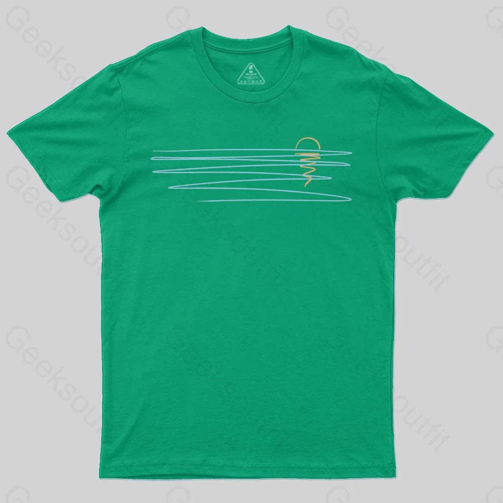 Minimal Sunset T-Shirt - Geeksoutfit