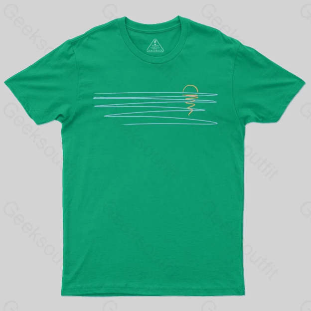 Minimal Sunset T-Shirt - Geeksoutfit