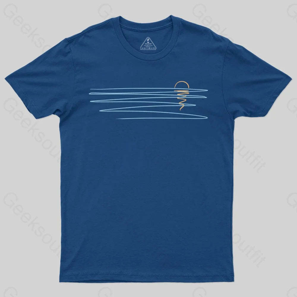 Minimal Sunset T-Shirt - Geeksoutfit