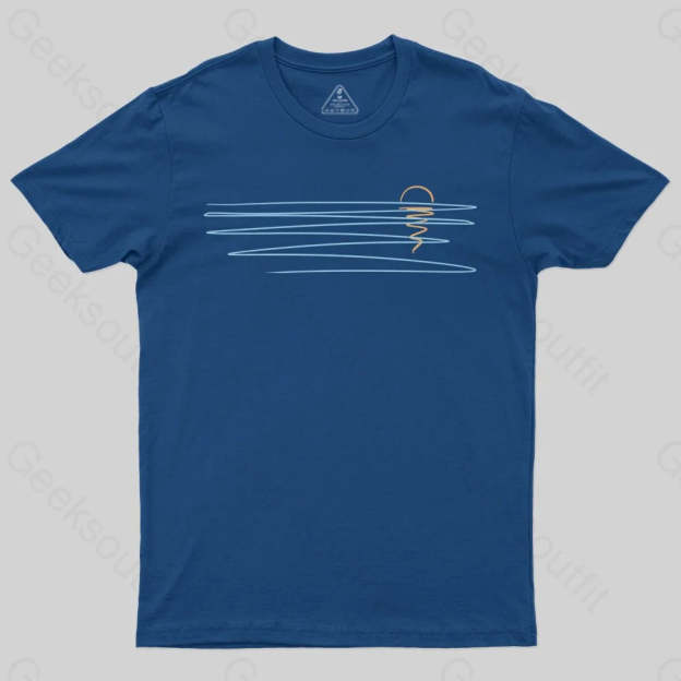 Minimal Sunset T-Shirt - Geeksoutfit