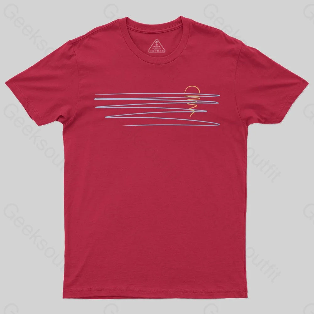 Minimal Sunset T-Shirt - Geeksoutfit