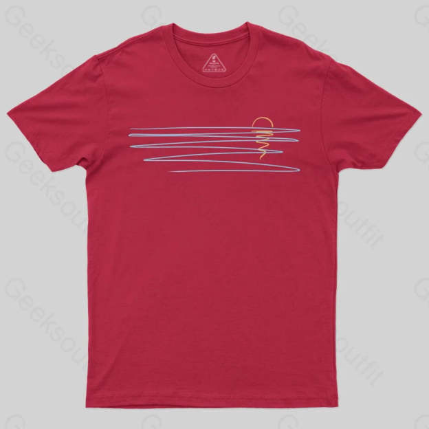 Minimal Sunset T-Shirt - Geeksoutfit