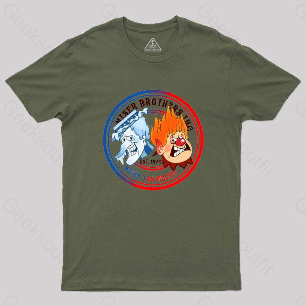 Miser Brothers Geek T-Shirt Army Green / S