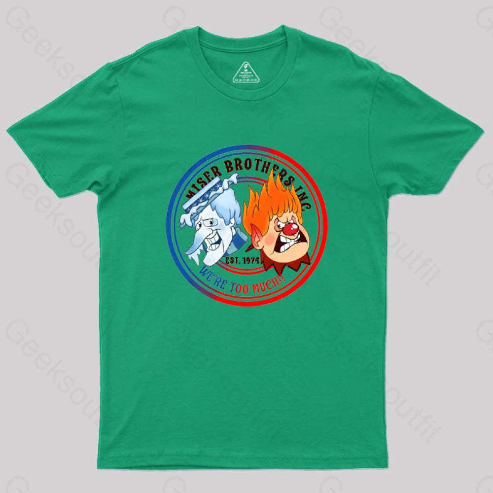Miser Brothers Geek T-Shirt Green / S