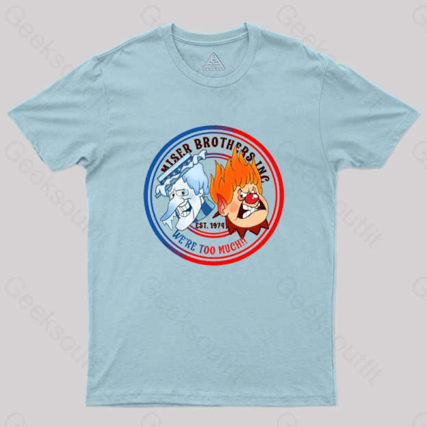 Miser Brothers Geek T-Shirt Light Blue / S