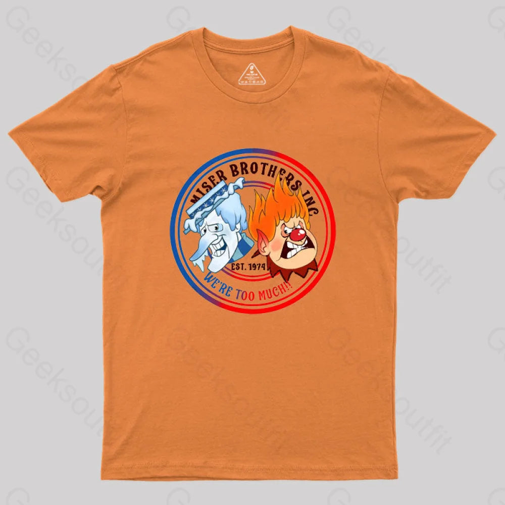 Miser Brothers Geek T-Shirt Orange / S