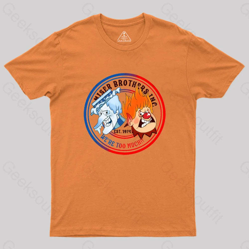 Miser Brothers Geek T-Shirt Orange / S
