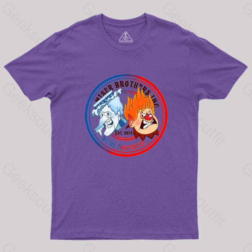 Miser Brothers Geek T-Shirt Purple / S