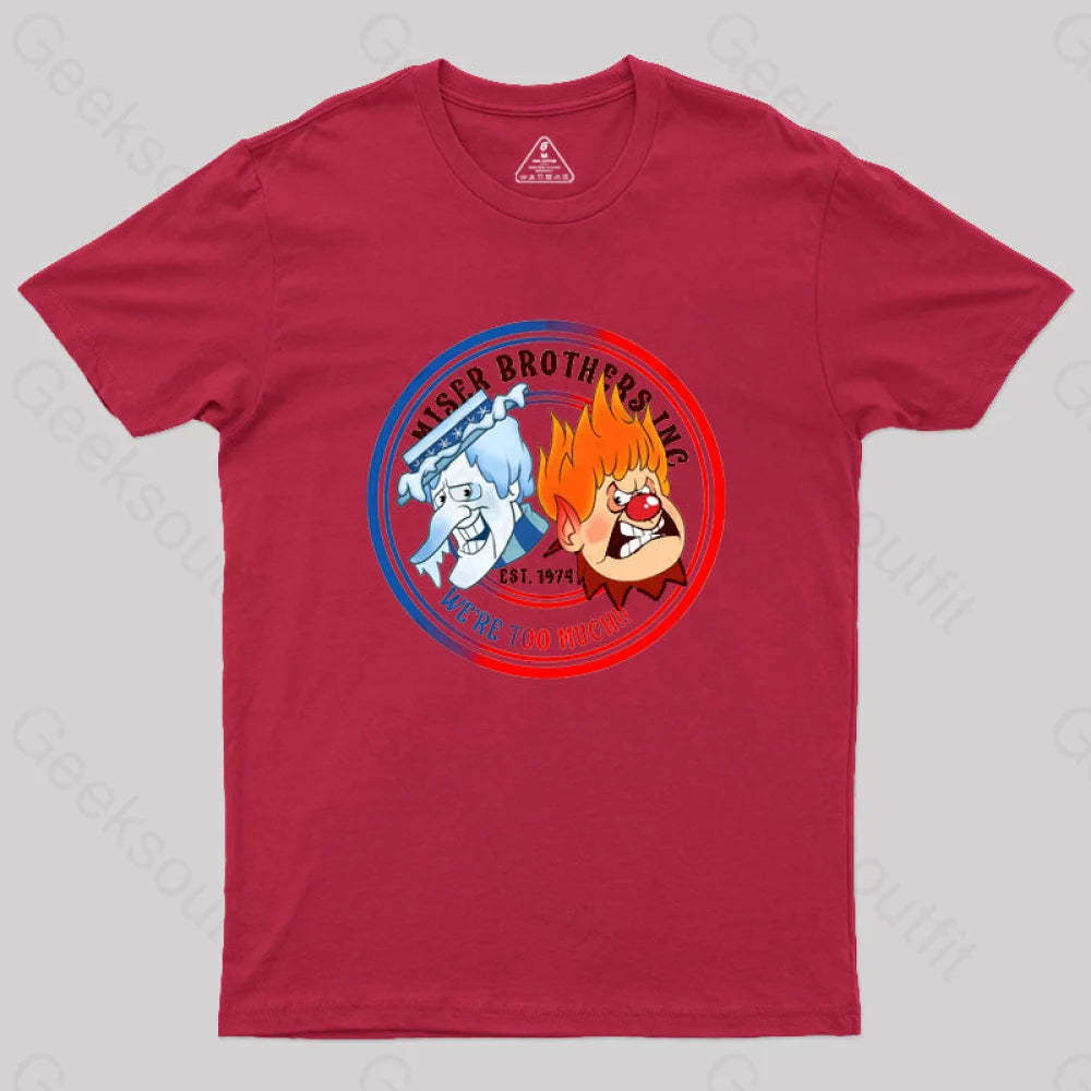 Miser Brothers Geek T-Shirt Red / S