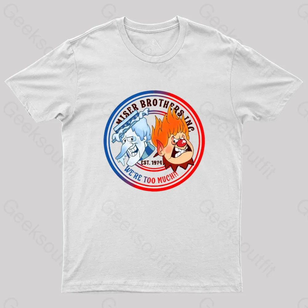 Miser Brothers Geek T-Shirt White / S