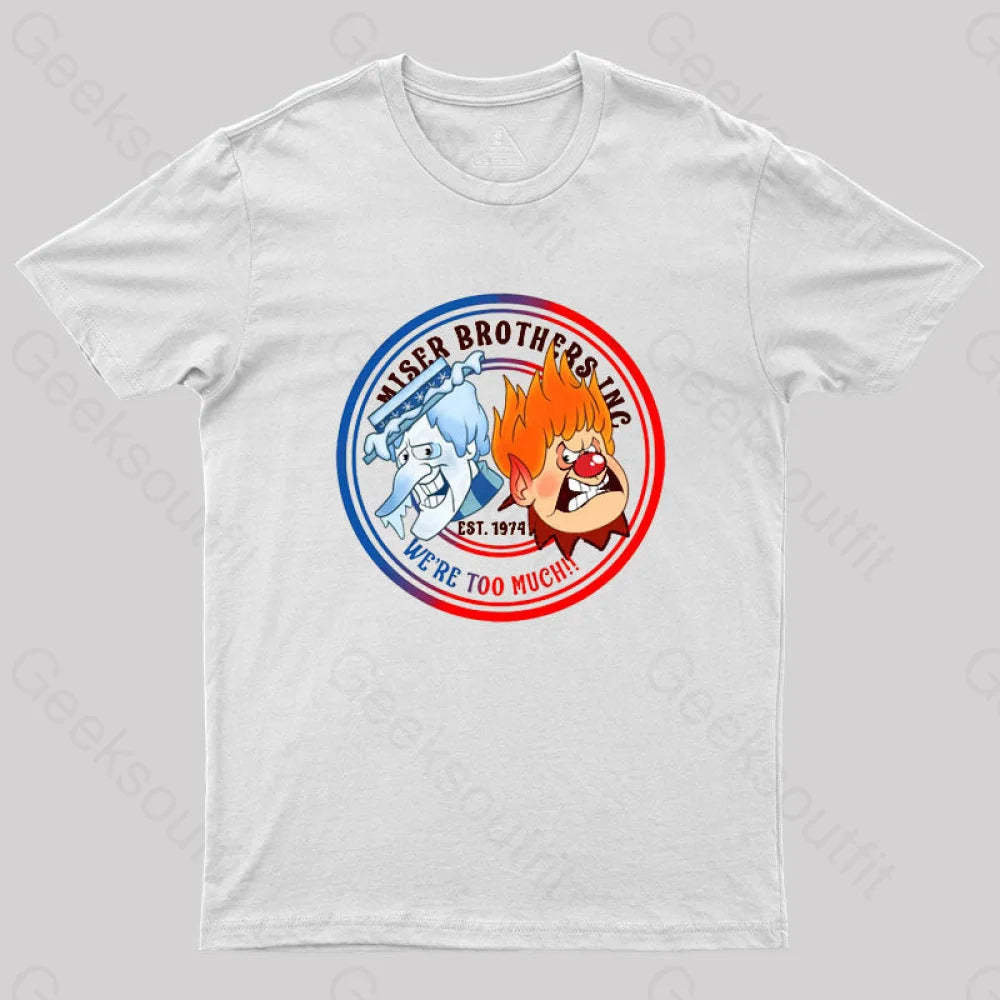 Miser Brothers Geek T-Shirt White / S