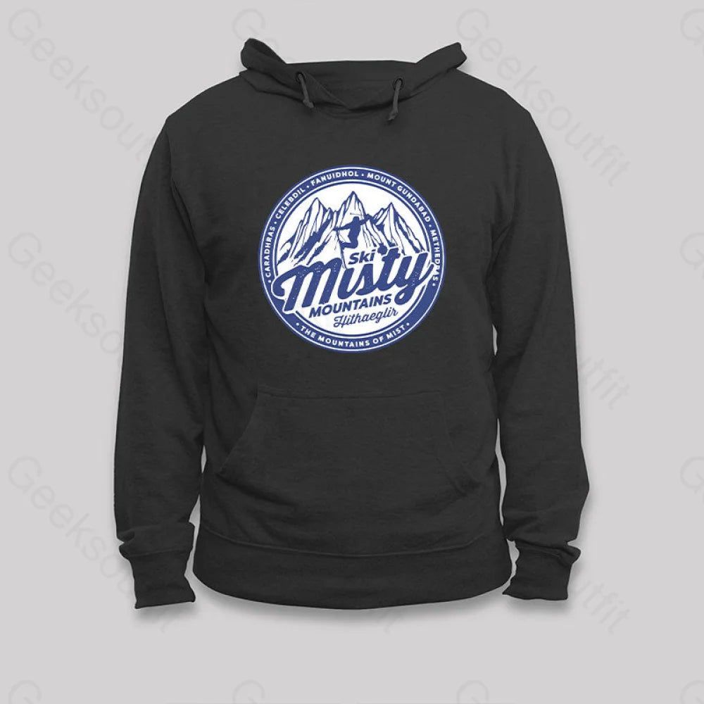 Misty Mountains Hoodie Black / S