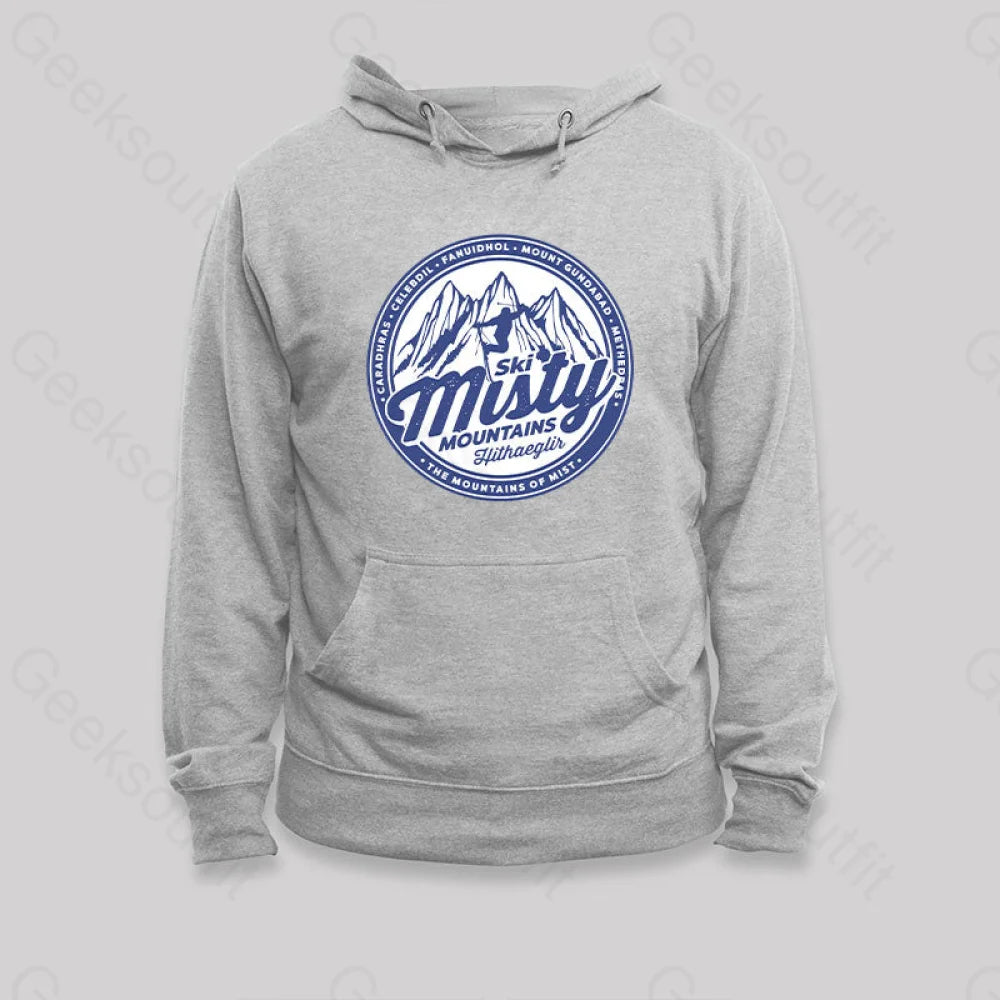 Misty Mountains Hoodie Grey / S