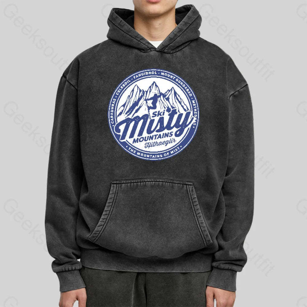 Misty Mountains Washed Hoodie