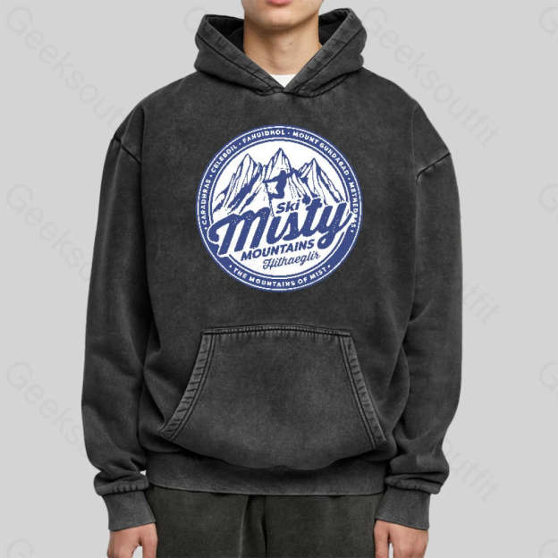 Misty Mountains Washed Hoodie