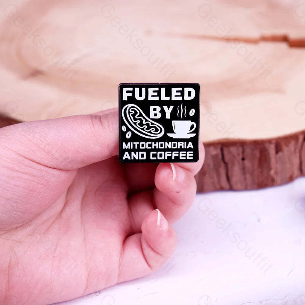 Mitochondria And Coffee Pins
