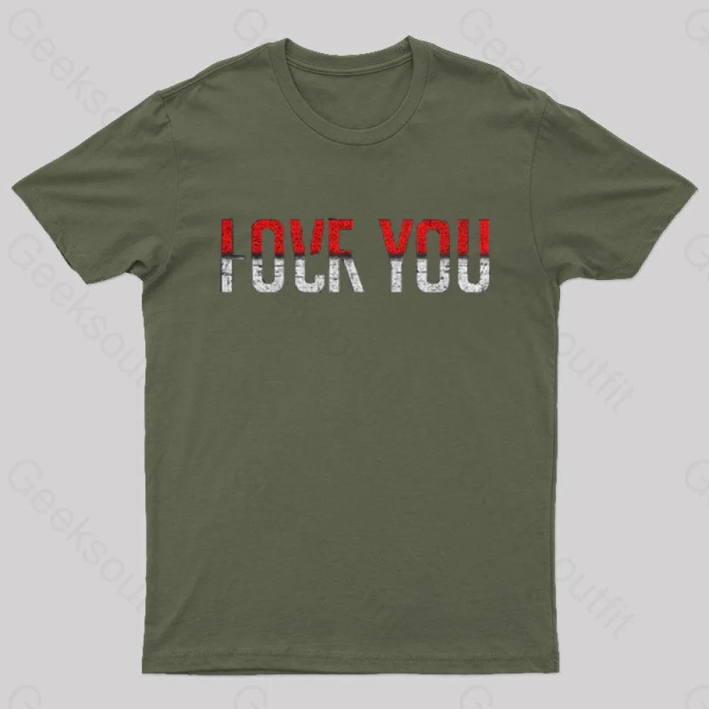 Mixed Emotions T-Shirt Army Green / S