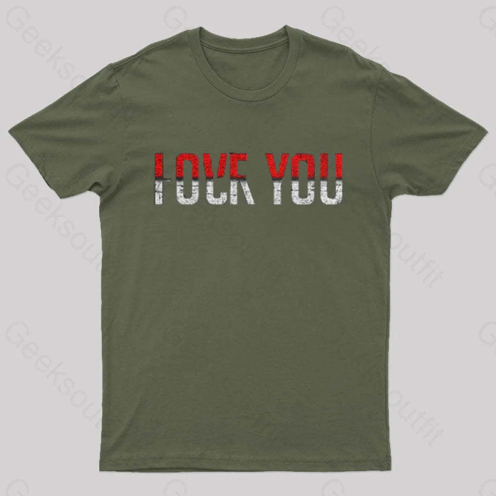 Mixed Emotions T-Shirt Army Green / S