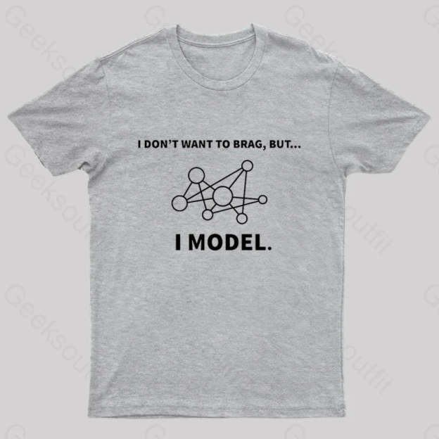 Model Data Science Informatics Geek T-Shirt Grey / S