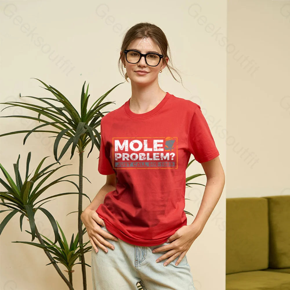 Mole Problems Just Call Avogadro Geek T-Shirt