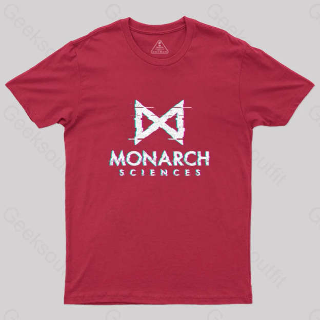 Monarch Sciences Glitch Geek T-Shirt Red / S