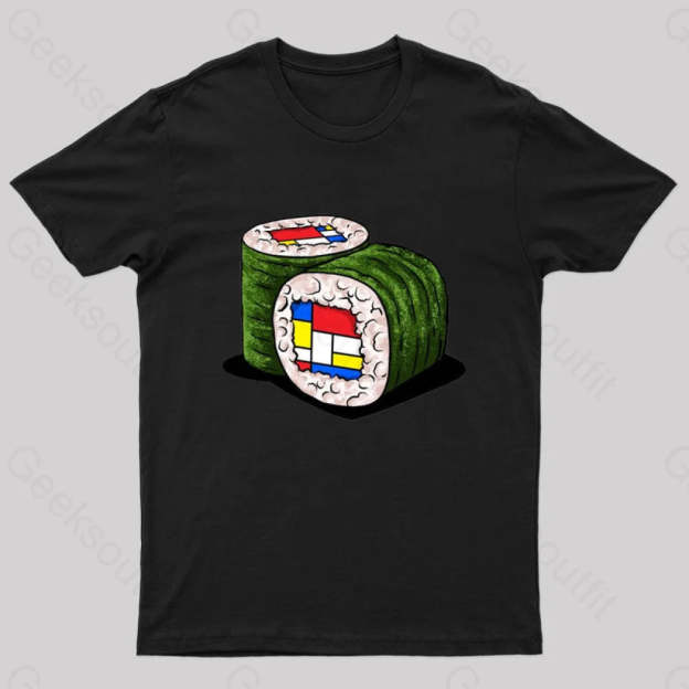 Mondrians Sushi Nerd T-Shirt Black / S