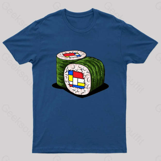 Mondrians Sushi Nerd T-Shirt Navy / S