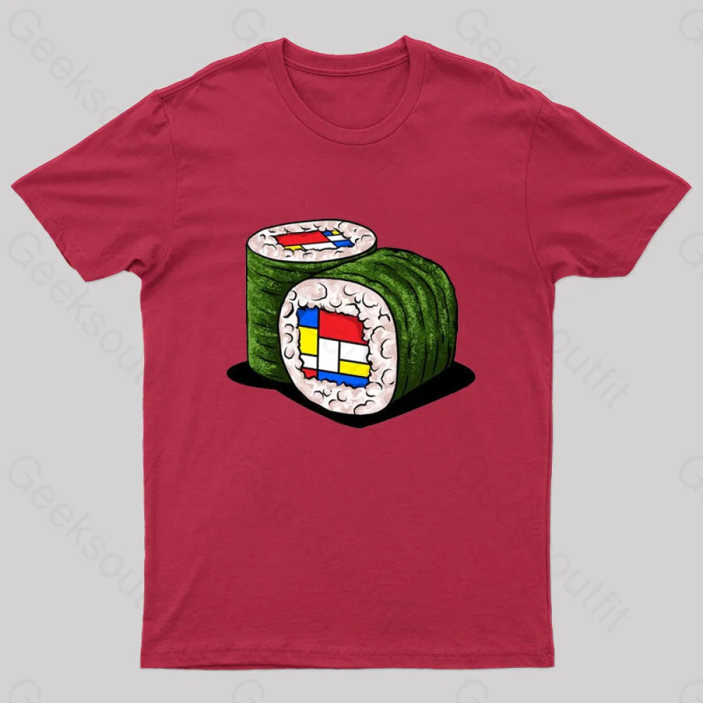 Mondrians Sushi Nerd T-Shirt Red / S