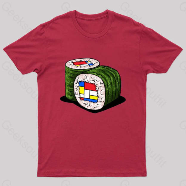 Mondrians Sushi Nerd T-Shirt Red / S
