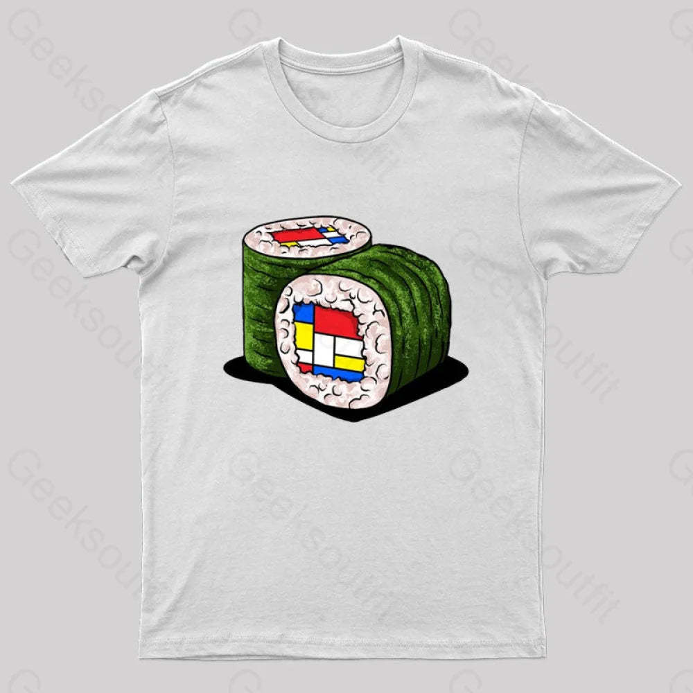 Mondrians Sushi Nerd T-Shirt White / S