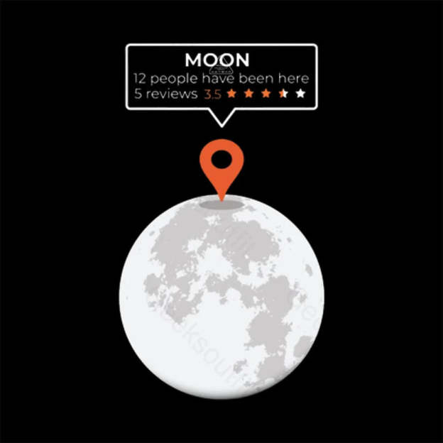 Moon Location T-Shirt