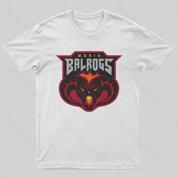 Moria Balrogs Team Logo T-Shirt - Geeksoutfit