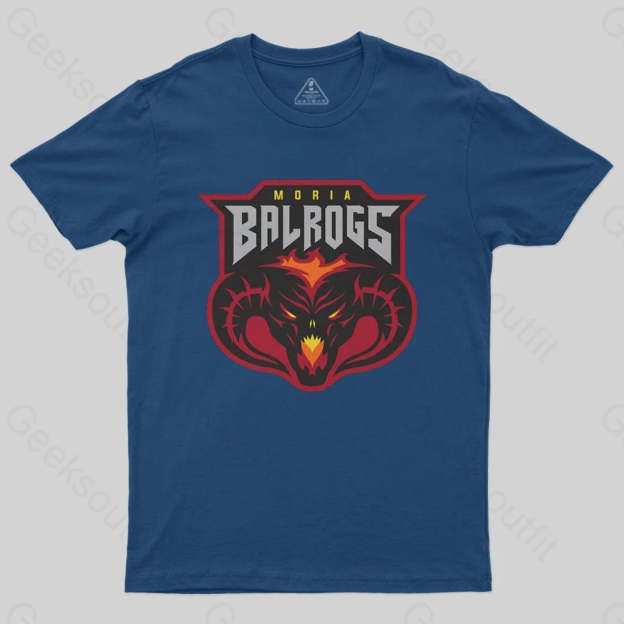 Moria Balrogs Team Logo T-Shirt - Geeksoutfit
