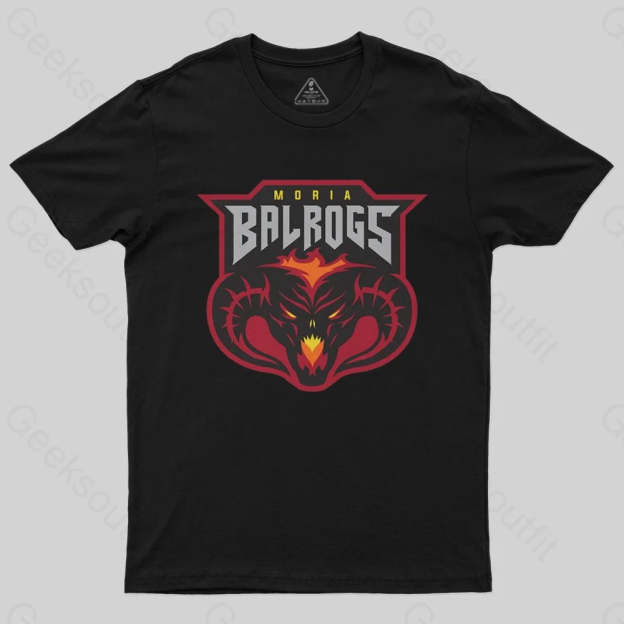 Moria Balrogs Team Logo T-Shirt - Geeksoutfit