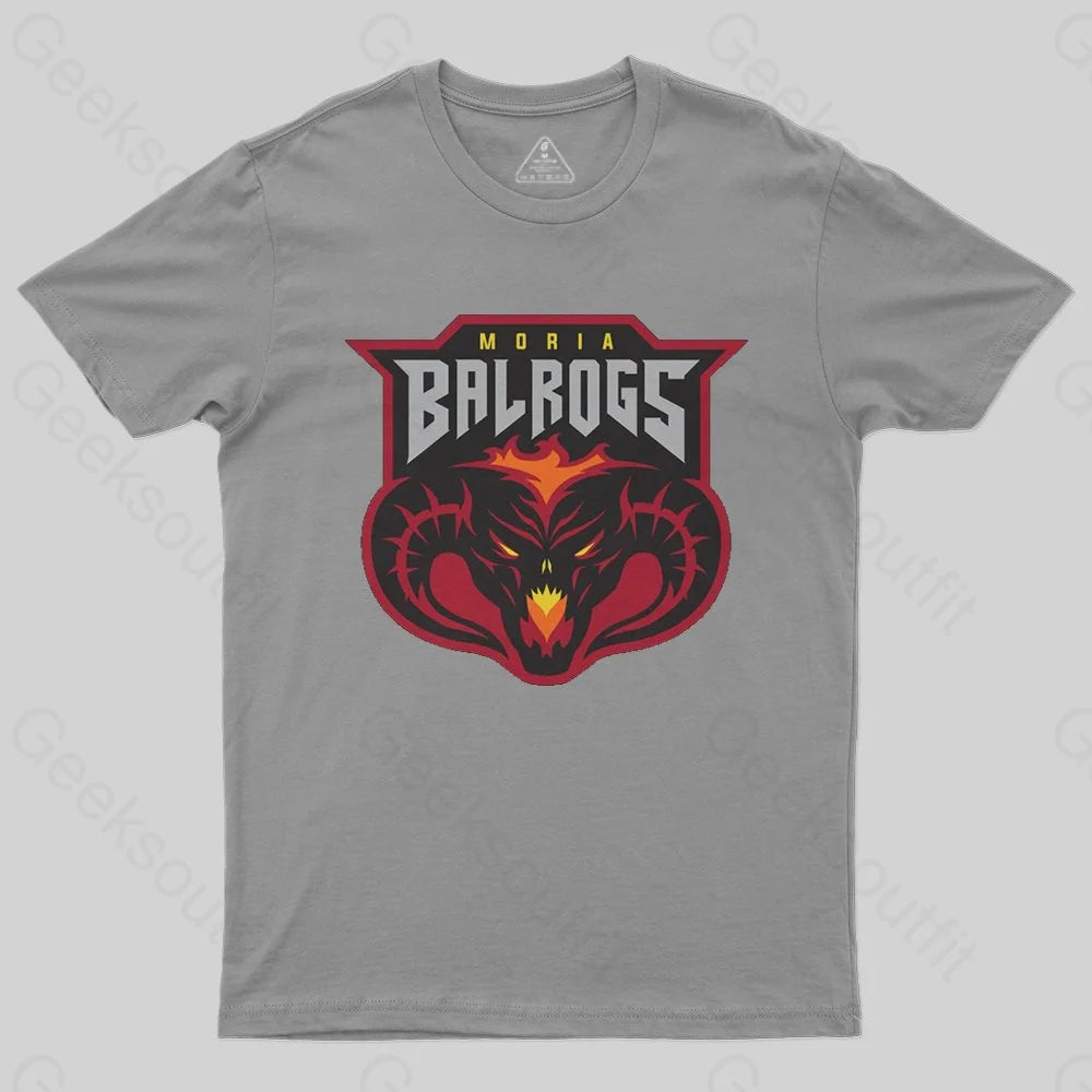 Moria Balrogs Team Logo T-Shirt - Geeksoutfit