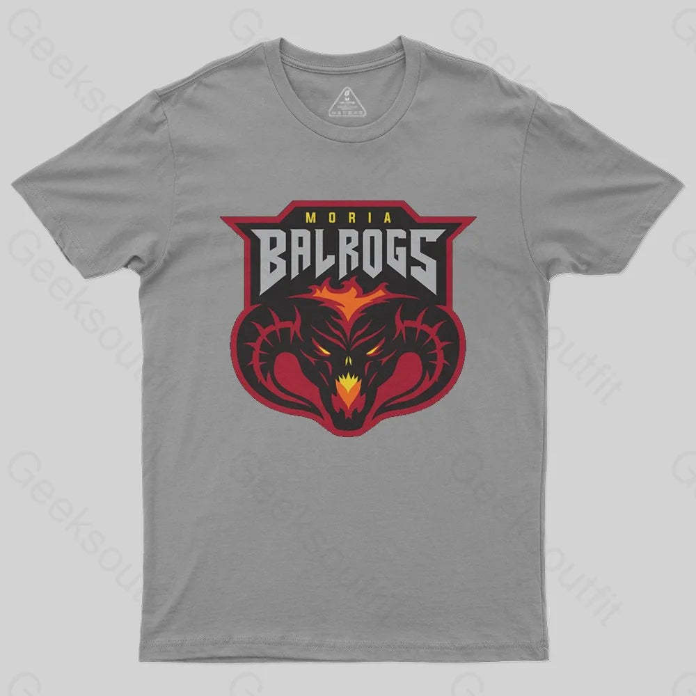 Moria Balrogs Team Logo T-Shirt - Geeksoutfit