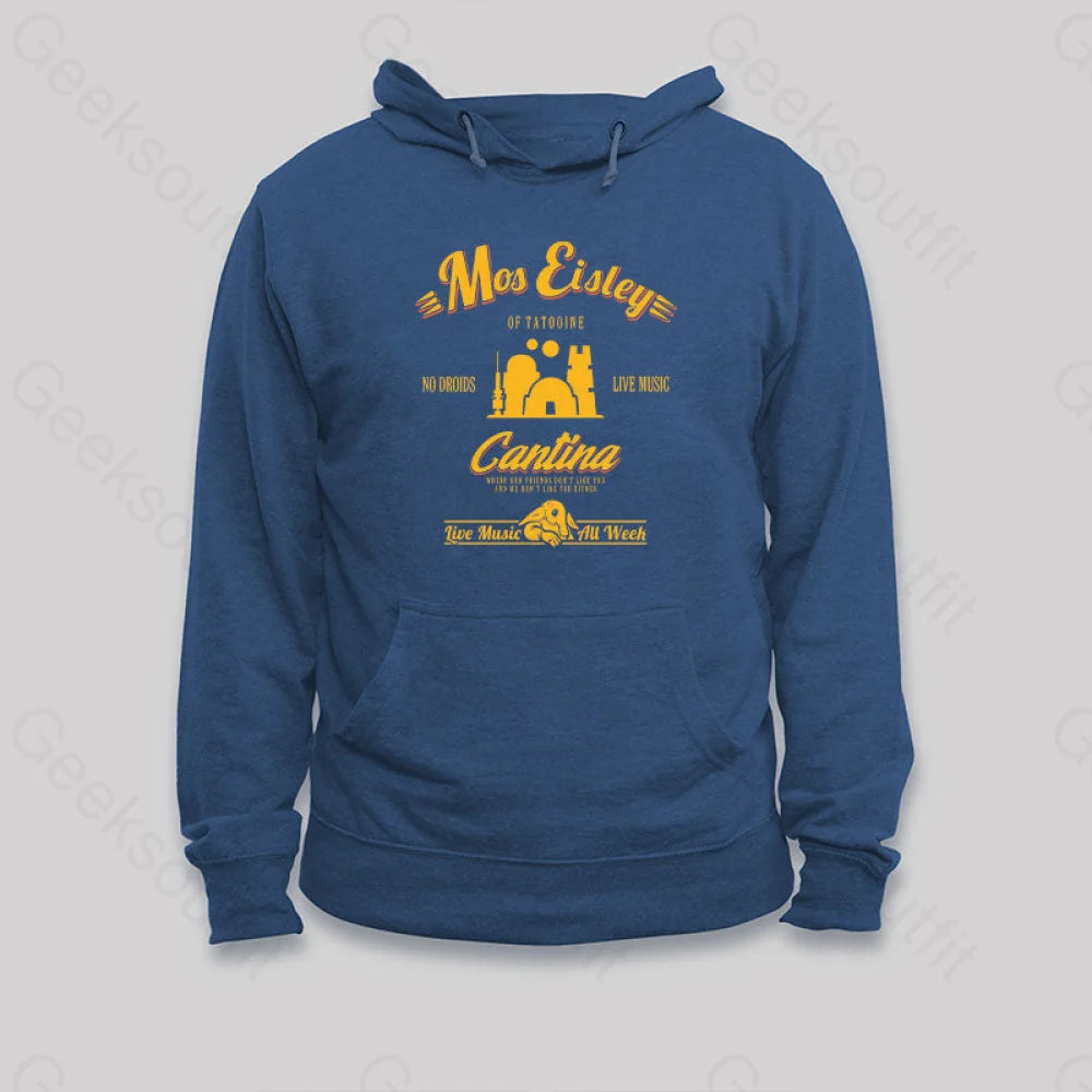 Mos Eisley Cantina Vintage Hoodie Dark Blue / S