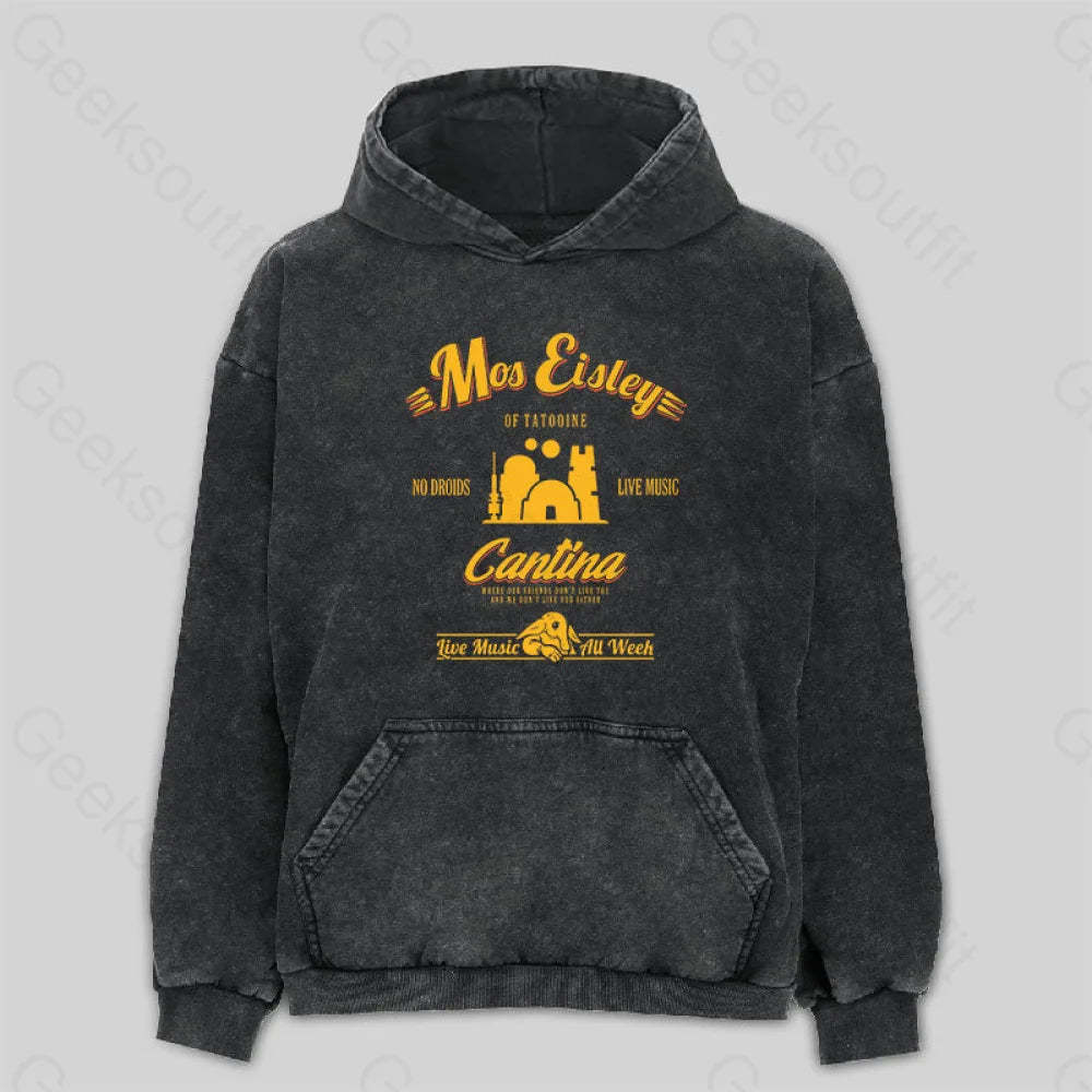 Mos Eisley Cantina Vintage Washed Hoodie M