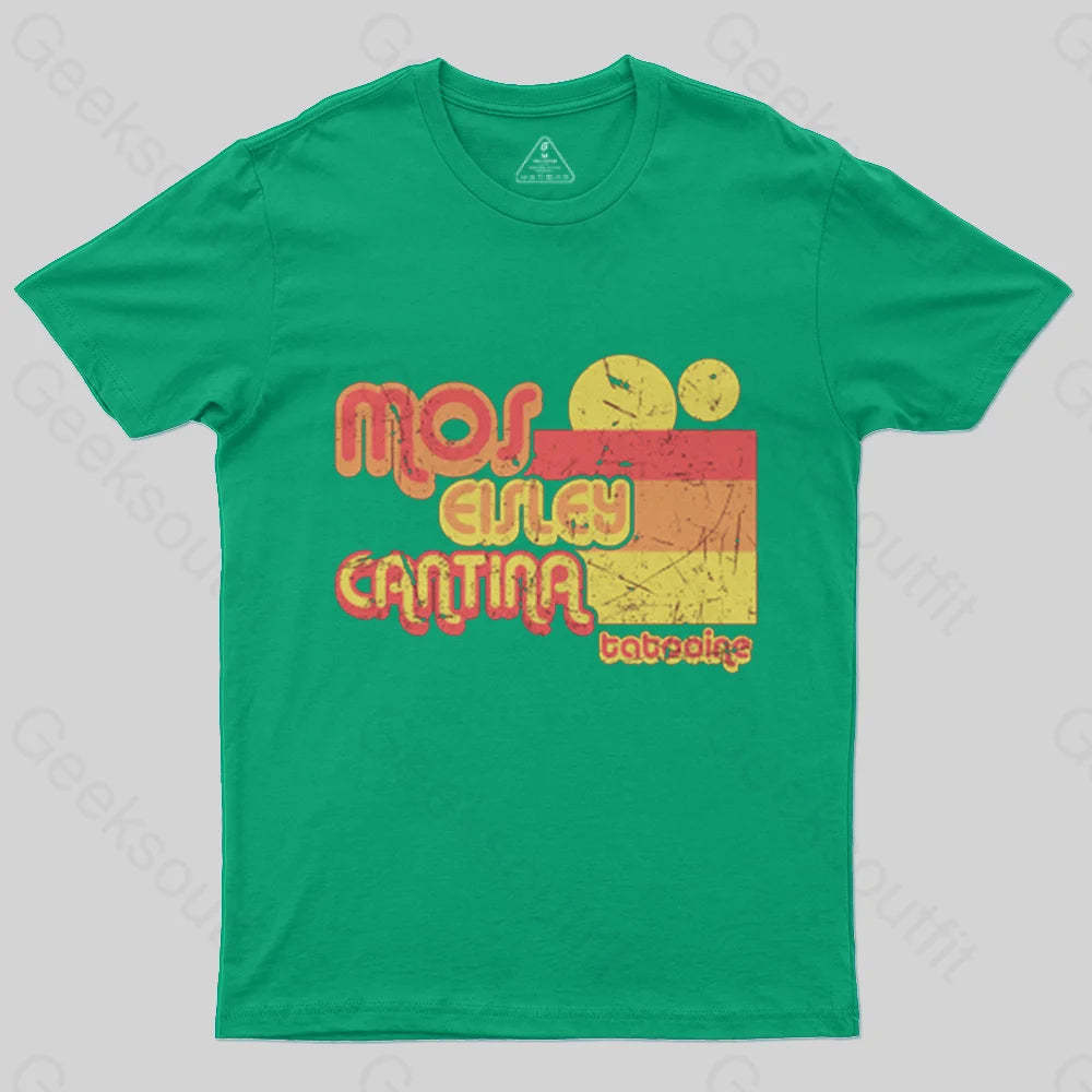 Mos Eisley Retro 2 T-Shirt Green / S