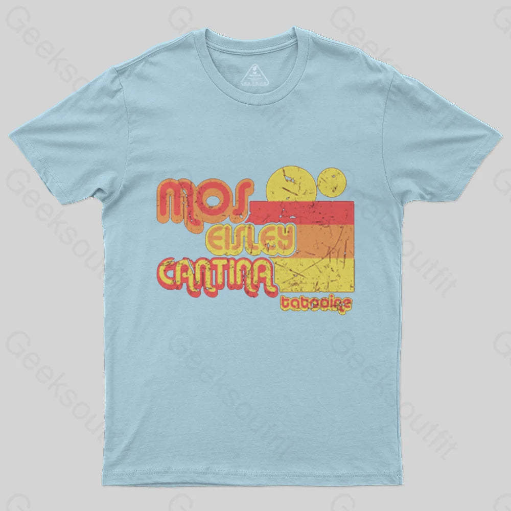 Mos Eisley Retro 2 T-Shirt Light Blue / S