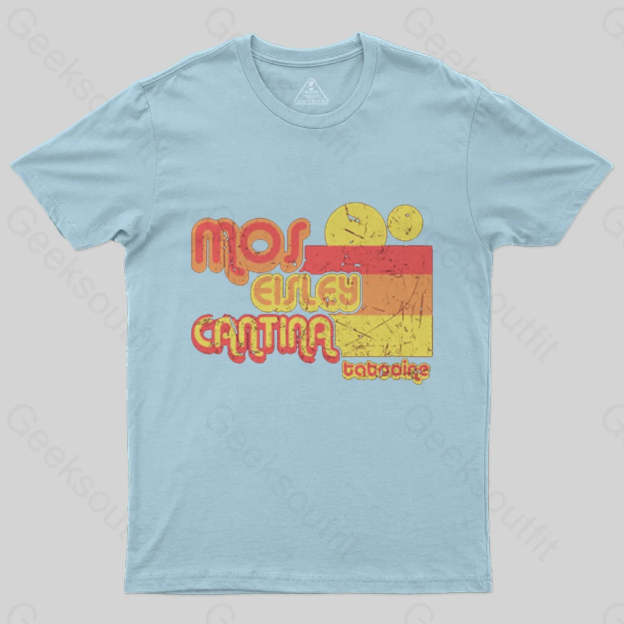 Mos Eisley Retro 2 T-Shirt Light Blue / S