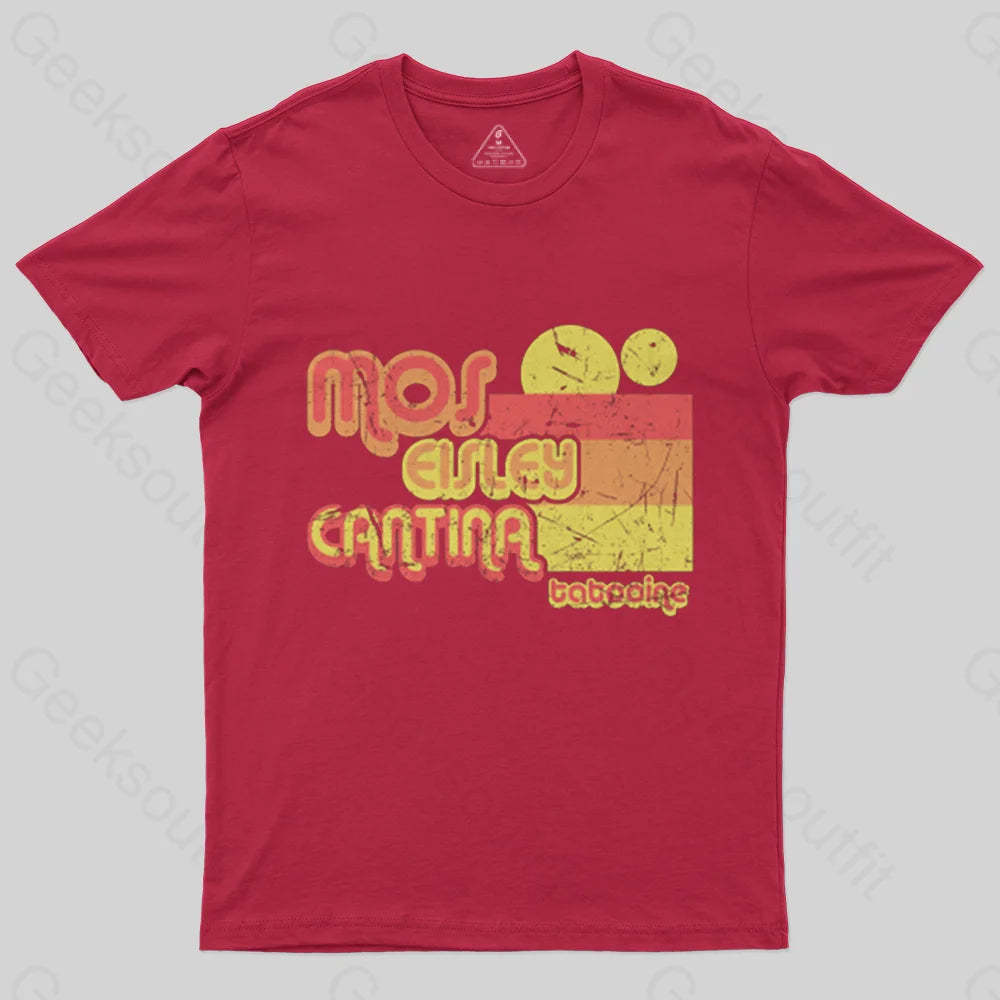 Mos Eisley Retro 2 T-Shirt Red / S