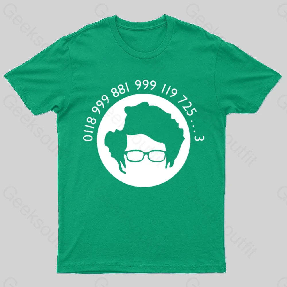 Moss Emergency Nerd T-Shirt Green / S
