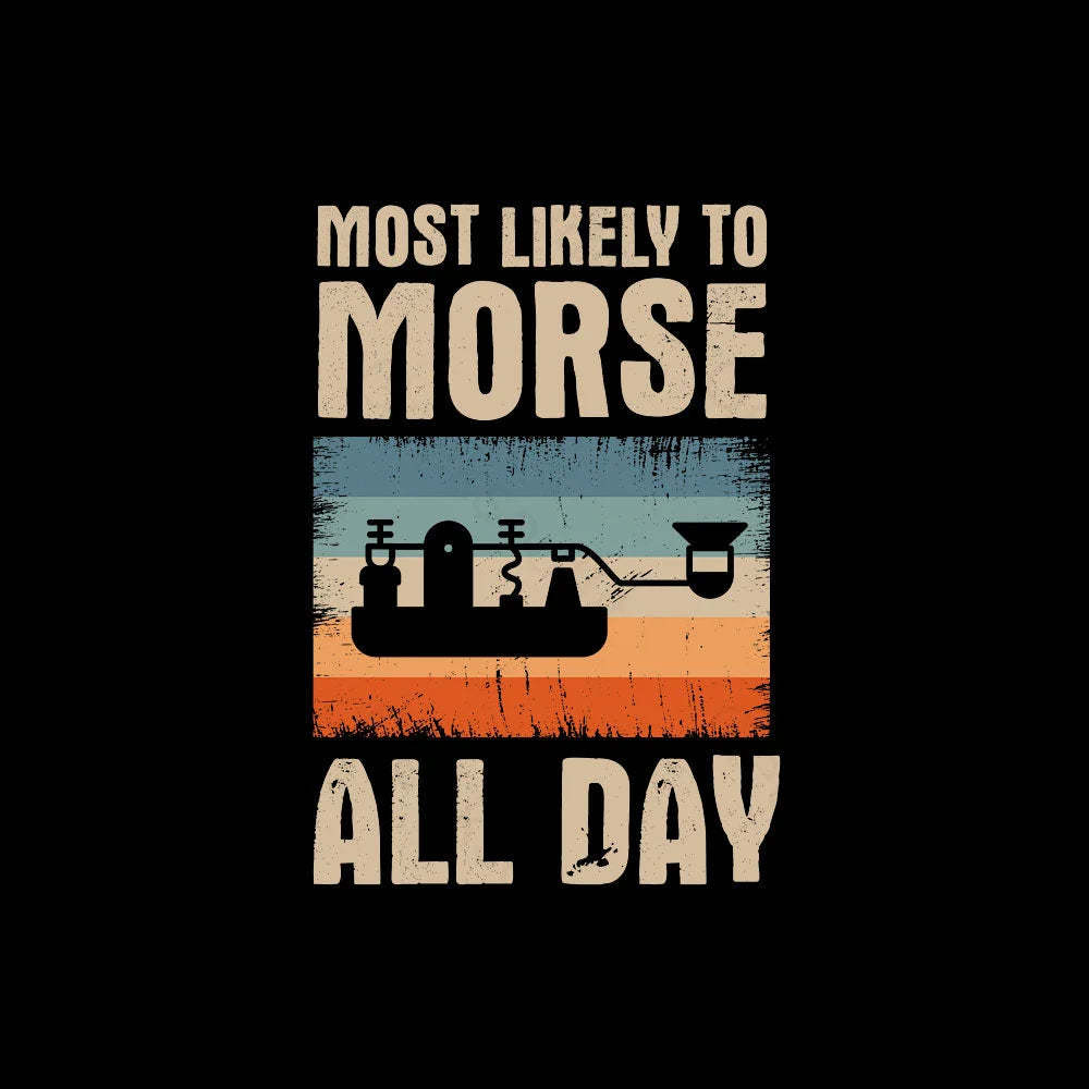 Most Likely To Morse All Day Nerd T-Shirt