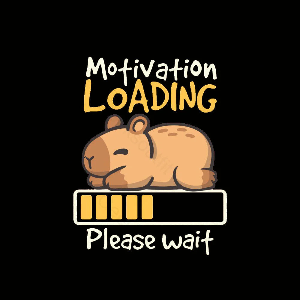 Motivation Loading Nerd T-Shirt