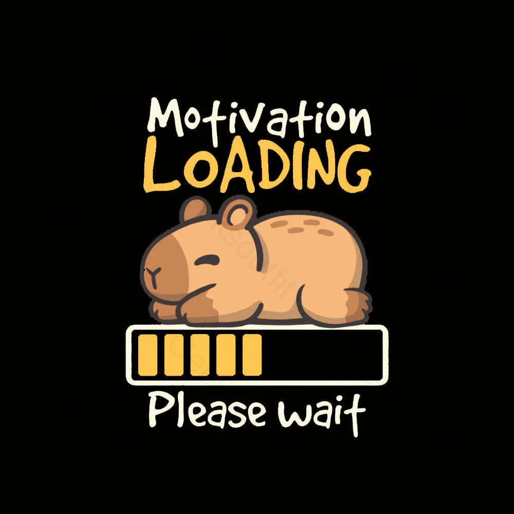Motivation Loading Nerd T-Shirt
