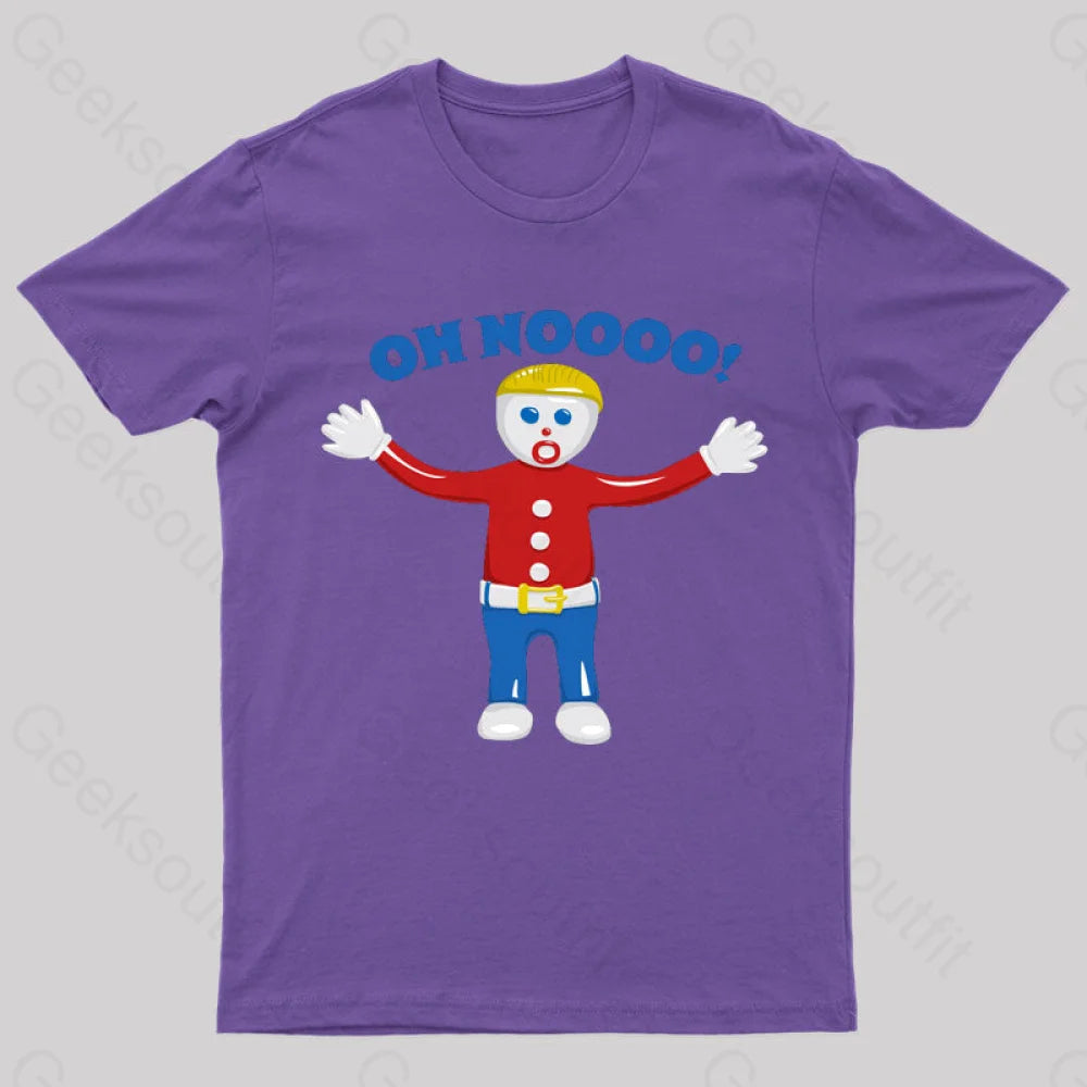 Mr Bill Geek T-Shirt Purple / S