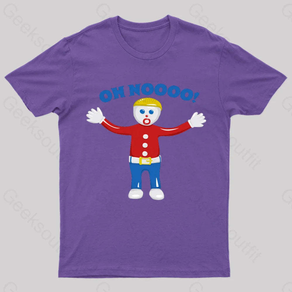 Mr Bill Geek T-Shirt Purple / S