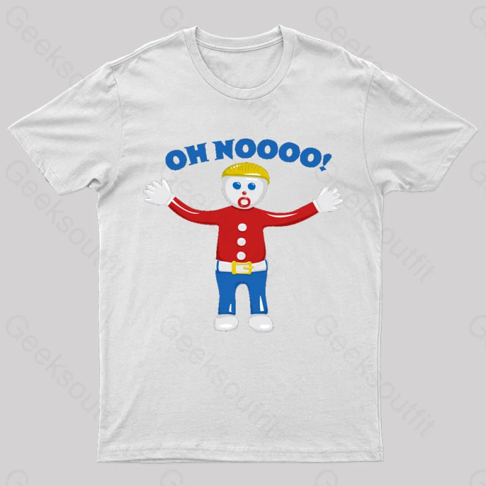 Mr Bill Geek T-Shirt White / S